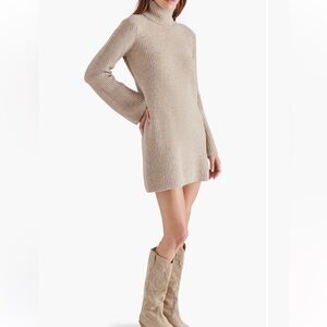 Steve Madden Ribbed Knit Sweater Dress